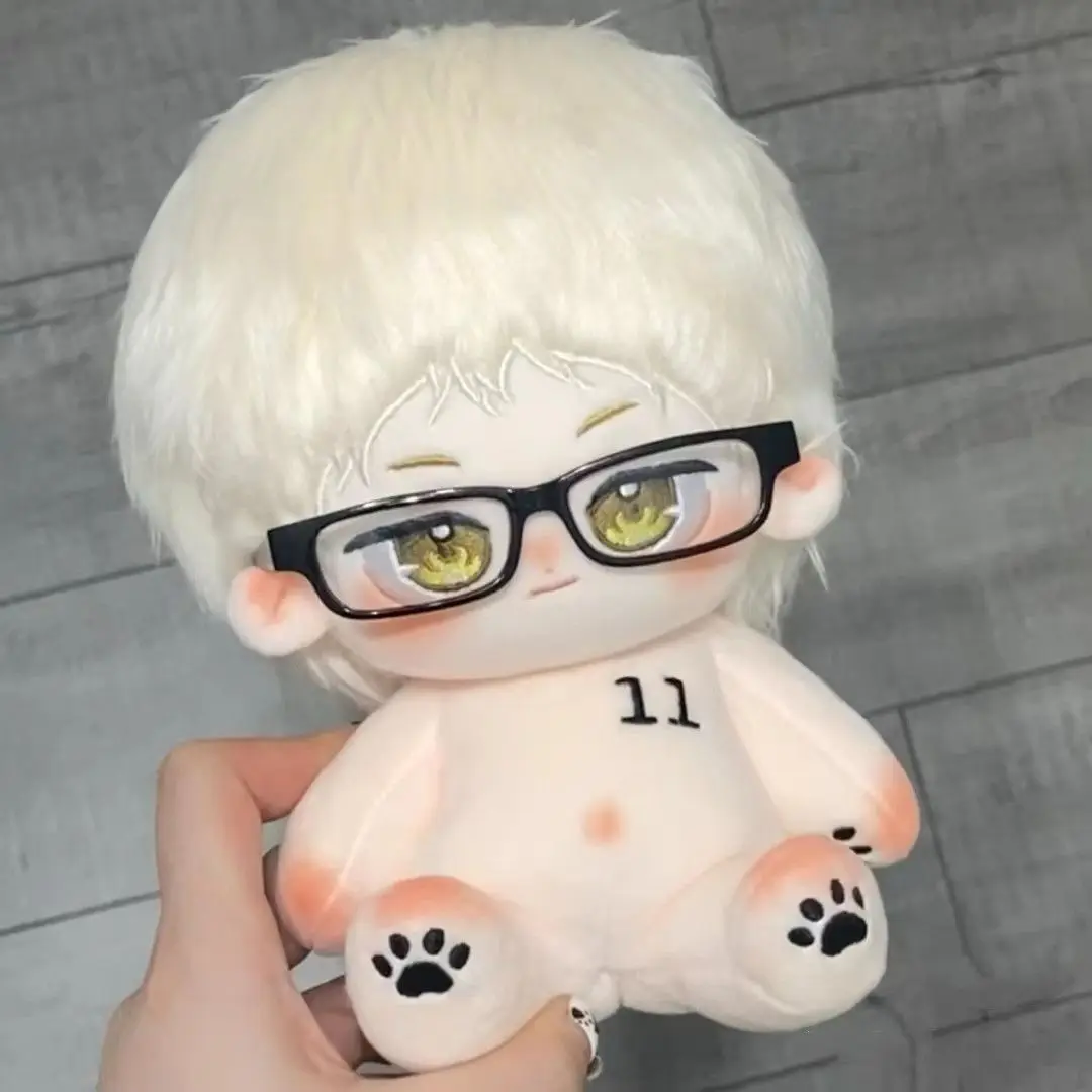 ตุ๊กตาอนิเมชั่น Tsukishima Kei 20cm, ตุ๊กตาอนิเมชั่นสำหรับเด็กและผู้ใหญ่ตุ๊กตาสะสมแต่งตัวของขวัญ boneka Orang-orangan