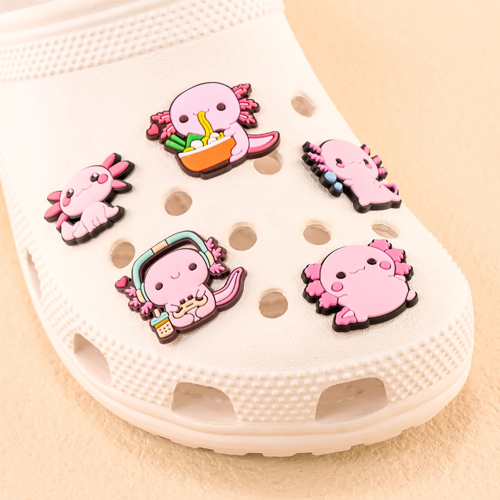 1pcs Cute Animals Shoe Charms Cats Dogs Panda Duck Pins Pink Shoe Accessories Sandals Decorations for Kids Men Women Buckle