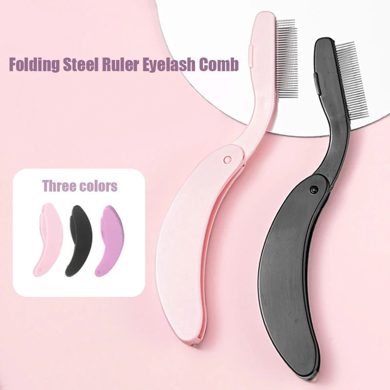 3 Teile/satz Faltbare Wimpern Pinsel Für Entwirren Mascara Clumps Und Trennen Wimpern Make-Up-Tools