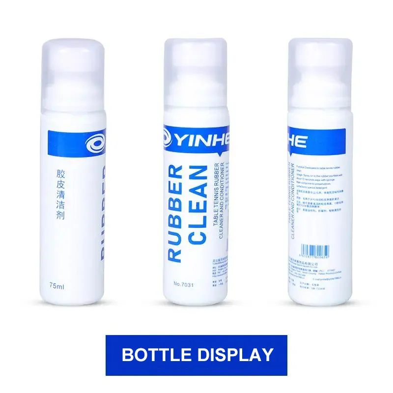 YINHE Table Tennis Rubber Cleaner 75ML Portable Cleaning Agent for T.T. Rubber Table Tennis Accessories