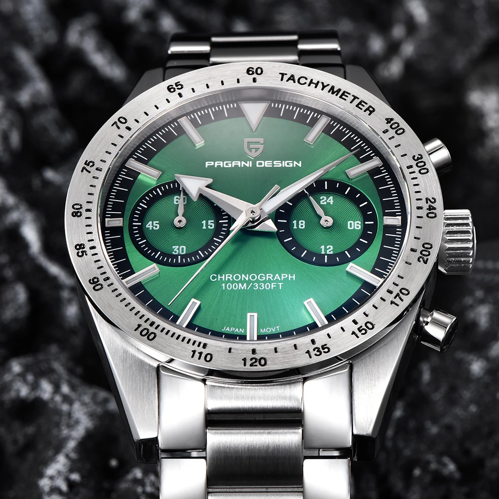 2026 Pagani design men's Chronograph Moon Men's Quartz Watch Outdoor Light Sports Waterproof Sapphire Mirror Men's Watch Leisure - view 4