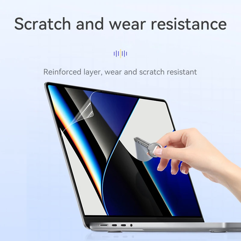 Anty niebieskie światło ochraniacz ekranu dla MacBook Air 13 M1 M2 Pro 13 14 15 16 11 12 Cal HD folia Soft Guard A2681 A2337 A2338 A2779