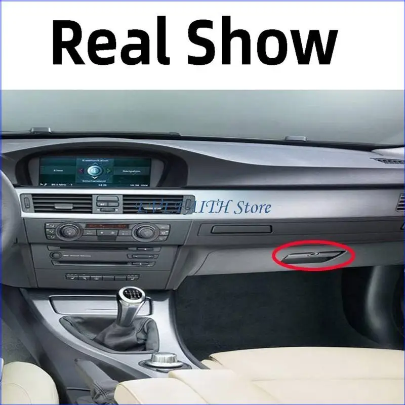 124B Armrest Glove Box Handle Lid Lock 51161946513 for 3/5/7Series E23 Accessories