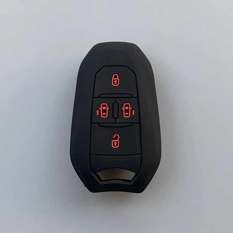 XUKEY - Cover in silicone per chiave telecomando, per Peugeot 208 308 508, per Citroen C4 DS3 DS5 DS6, a 3 bottoni XUKEY - Cover in silicone per chiave telecomando, per Peugeot 208 308 508, per Citroen C4 DS3 DS5 DS6, a 3 bottoni