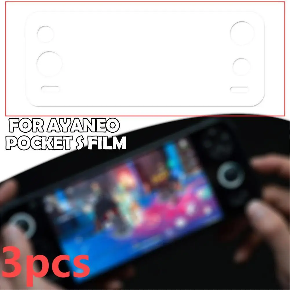 Protecteur d'écran pour AYANEO Pocket S, film souple, résistant aux rayures, transparent, pour console de jeu