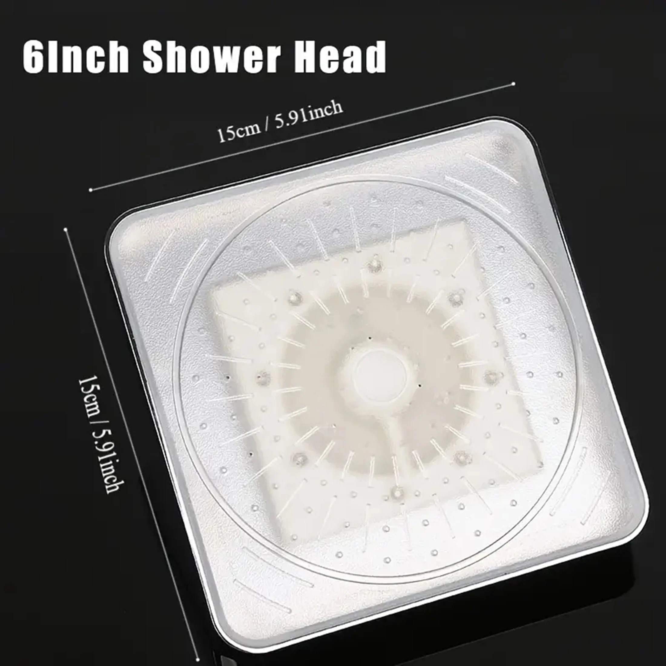 LED Handheld Shower Head, cabeça de chuveiro colorida, acessórios do banheiro, 1Pc
