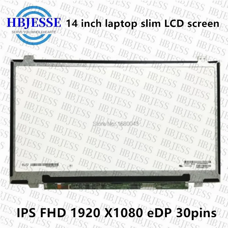 Oryginalny A+ 14-calowy ekran LCD IPS 1920*1080 FHD do laptopa Lenovo T420 T430 T440 t440p zamiennik lcd 30pin eDP