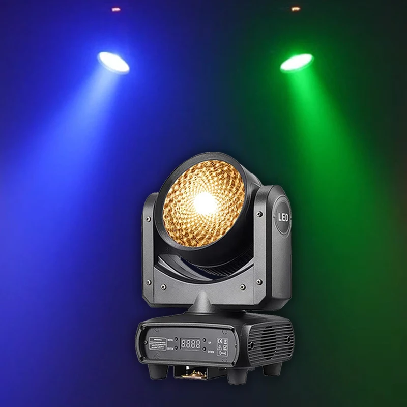 LED Spot Moving Head Light, RGBW 4 em 1 COB Par Wash, DMX 512 Iluminação de Palco RGB Luz de preenchimento para DJ Disco Party Lamp, 120Watts