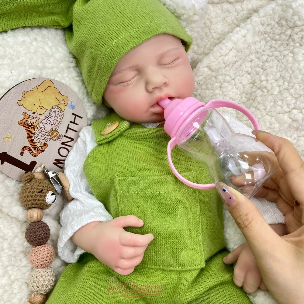 Realistic Full Body Silicone Reborn Doll 20inch Handmade Soft Collectible Washable Doll Anatomically Correct Christmas Gift