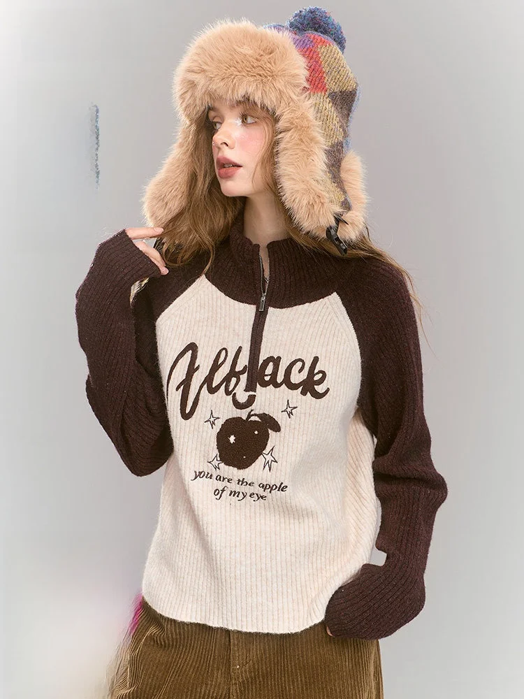 

Slim Fit Women's Knitted Knitwear oulder Insert Design Inner Wear Base irt Winter Faion Casual Sli Elf's ket App...