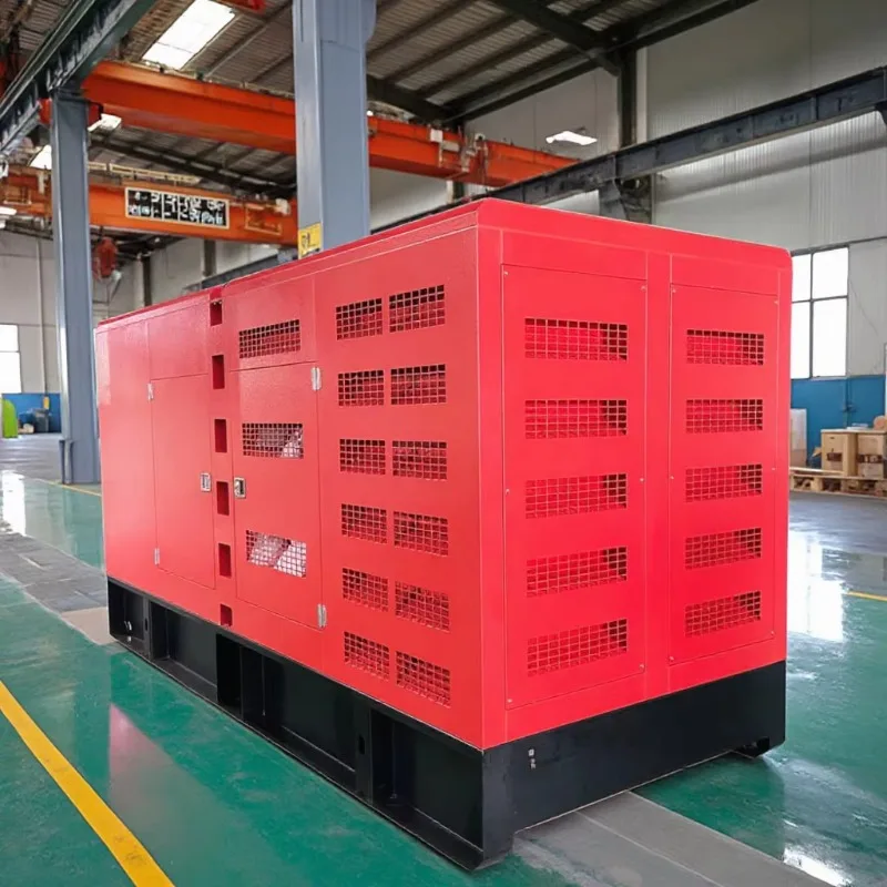 Customized For Cummins 450KW 550KVA Engine Powered Silent Diesel Generator Set ATS Options Stamford Alternator Auto Start Power