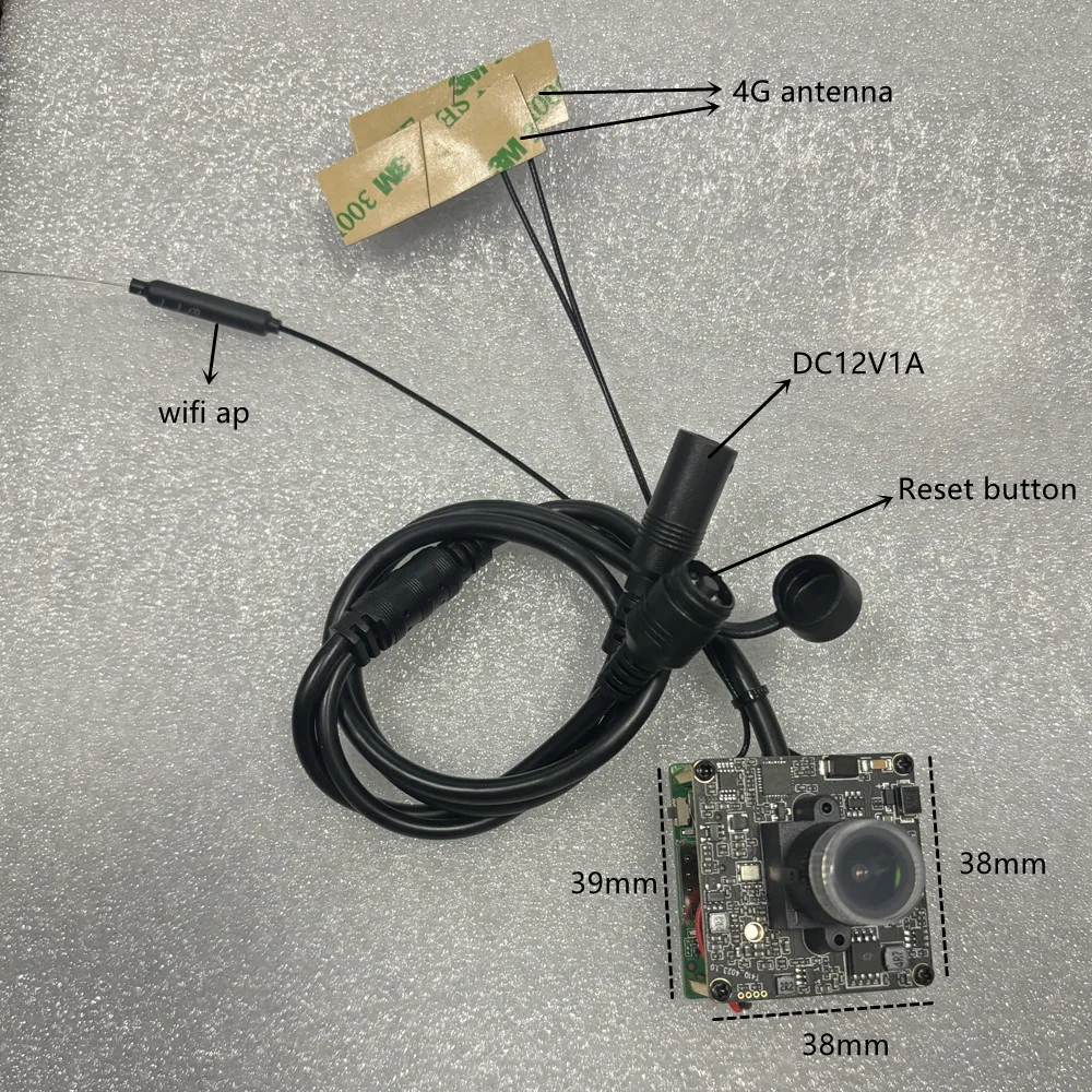 Cámara con orificio de Pin 4G 720P 1080P 1940P Wifi Mini cámaras IP P2P 3g tarjeta Sim CCTV sin cables para Villa antirrobo sala de bosque Detective