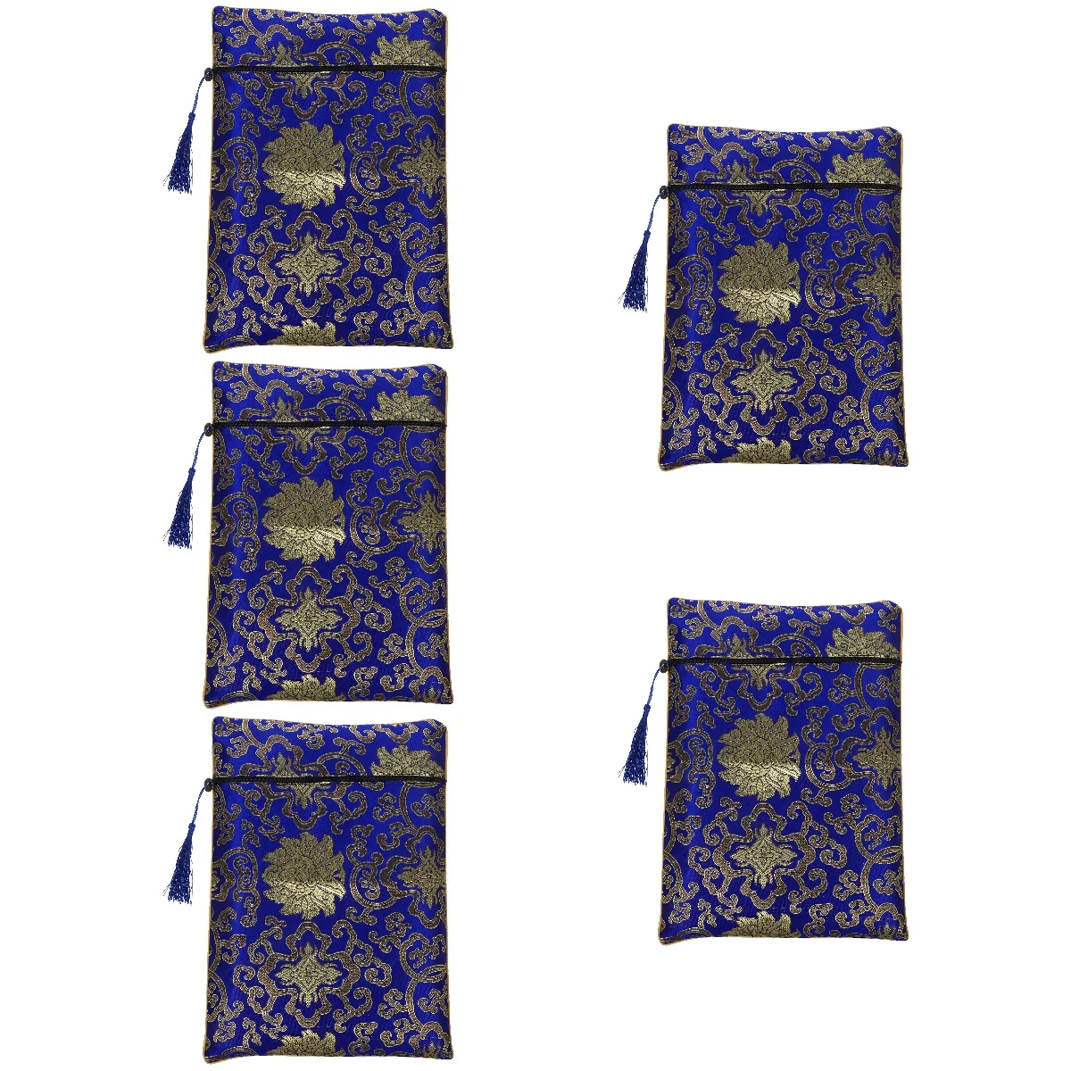 

5pcs 5 Pieces Art Supply Organizer Notebook Pouch Office Bibble Carrier Bag Zipper Pen