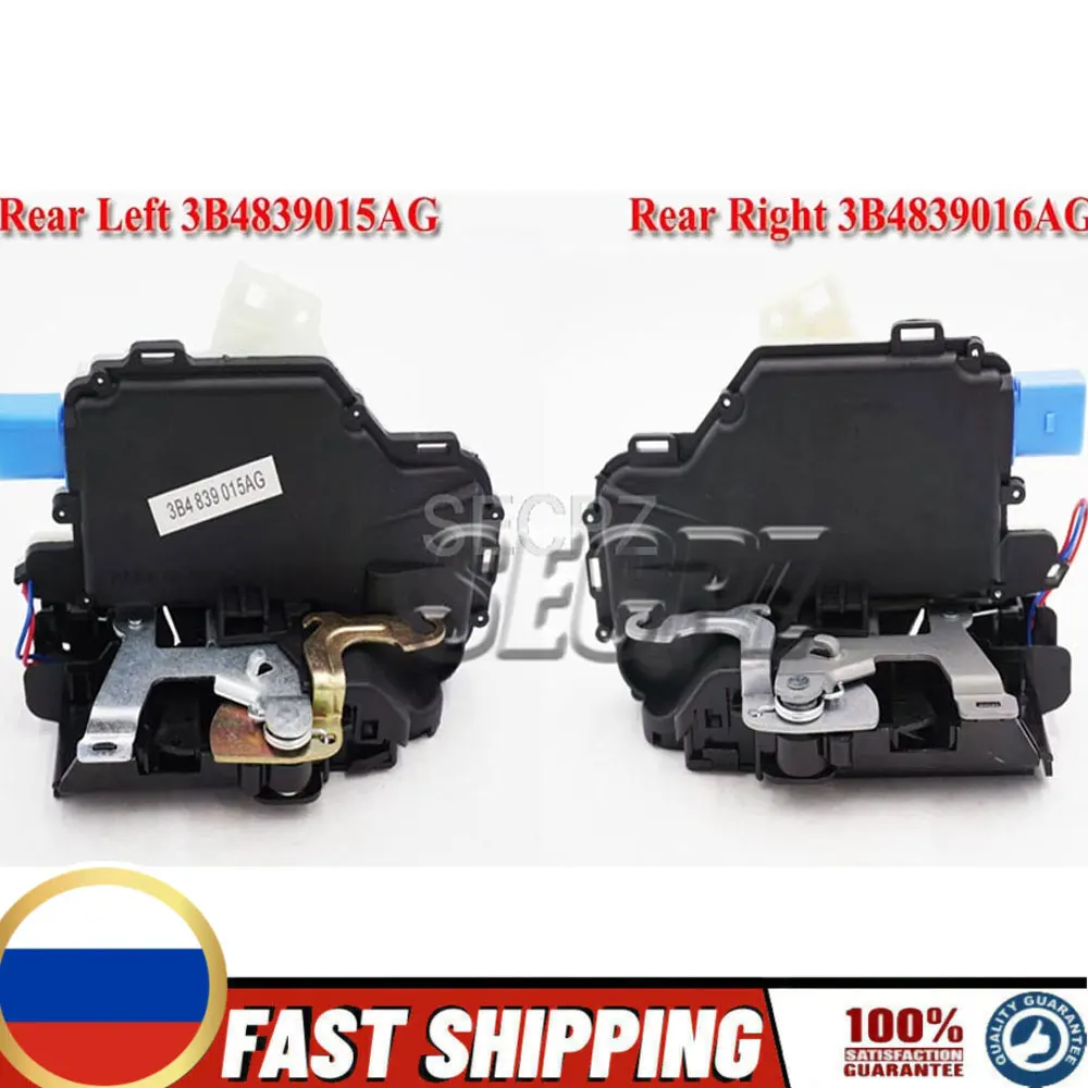 pair 2pc 3B4839016AG 3B4839015AG REAR SIDE DOOR LOCK ACTUATOR FOR VW POLO 9N VW T5 TRANSPORTER CARAVELLE MULTIVAN