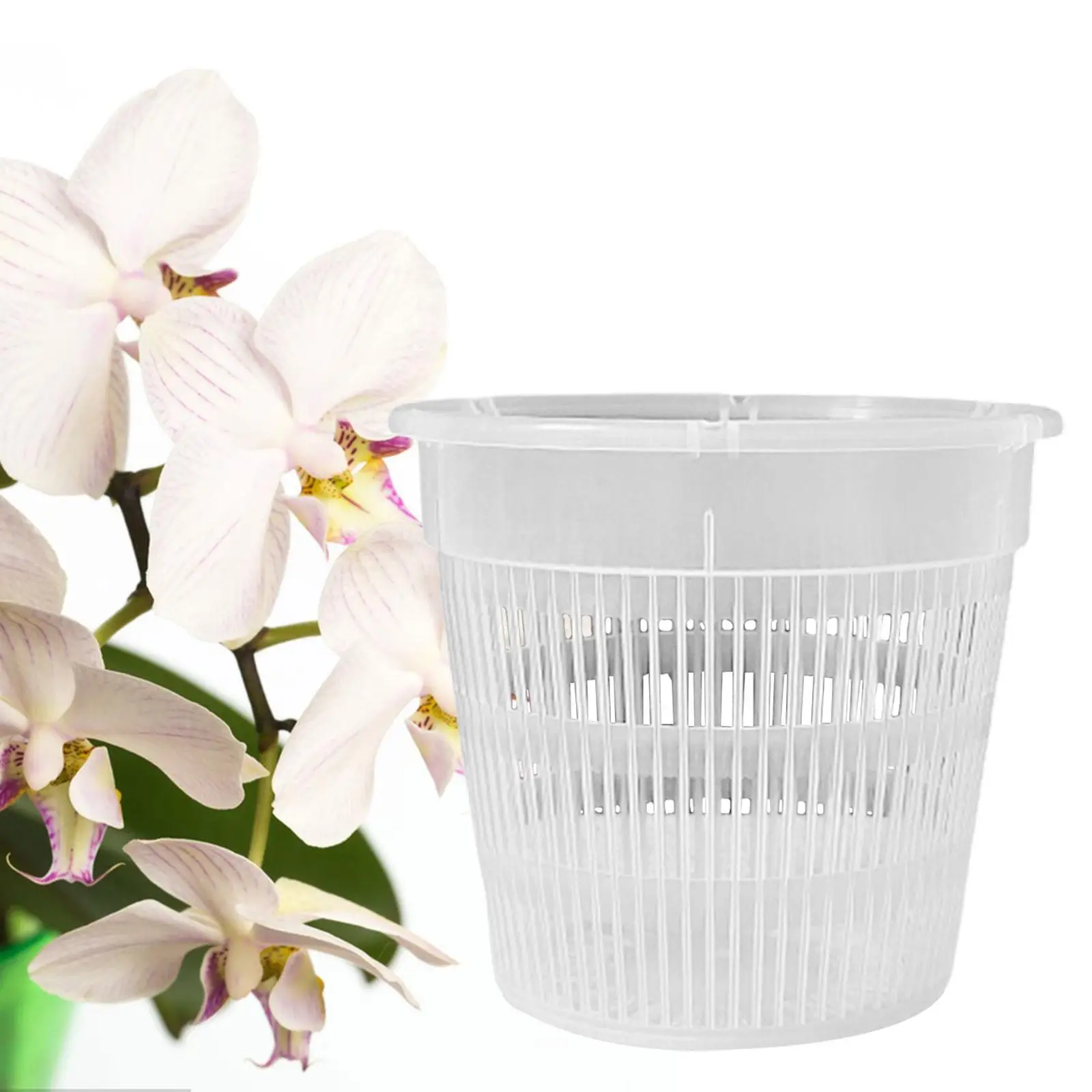 Orchid Pots with Holes And Saucers Orchid Planters for Repotting Optimized