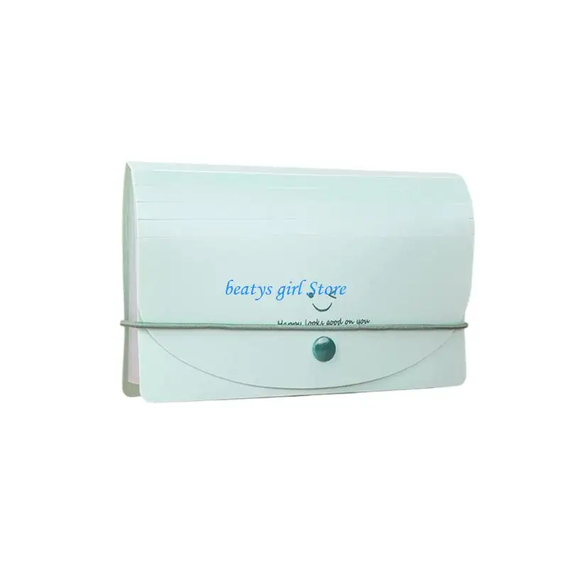 

C7AB Водонепроницаемый пластиковый органайзер для квитанций 13 карманов Расширяемый органайзер для документов 7x4,5 дюйма для и