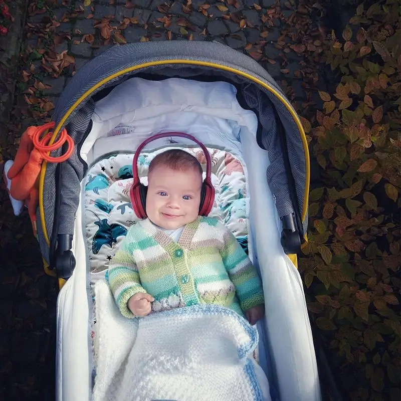 Almohadilla de asiento de bebé, forro para cochecito, asiento de coche, Jogger, rebotador, almohadilla de asiento Universal de algodón puro, compatible con recién nacidos y niños pequeños