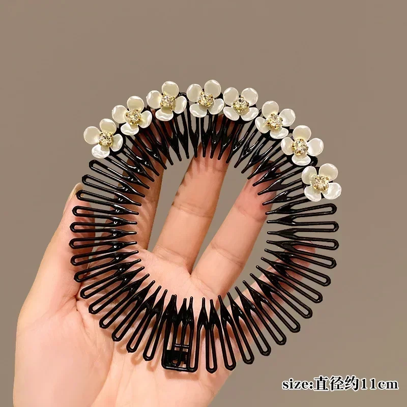 New Korean Round Hair Organizer Girls Women Hair Comb HairClips Children Updo Headwear Girls Kids Women Hair Accessories