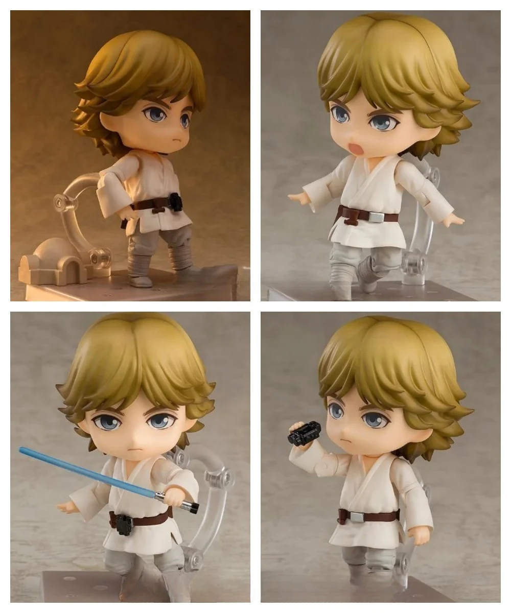 굿 스마일 넨도로이드 스타워즈 한 솔로 루크 스카이워커 레이 다스 베이더 피규어 모델 컬렉션 장난감 선물