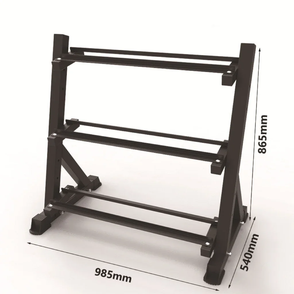 

New Product Multi-functional Dumbbell Rack With Three Tiers Dumbbell Holders Commercial And Household Use Barbell Combination St