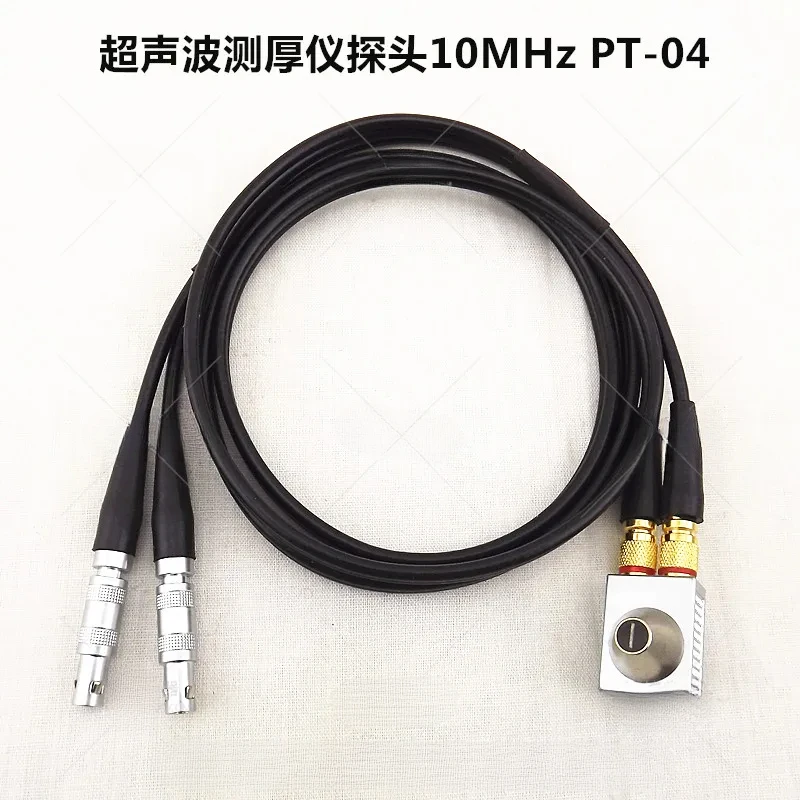 Ultrasonic Thickness Probe 10MHz PT04 High Frequency Micro Diameter Metal Thickness Gauge Probe Small Diameter DA312