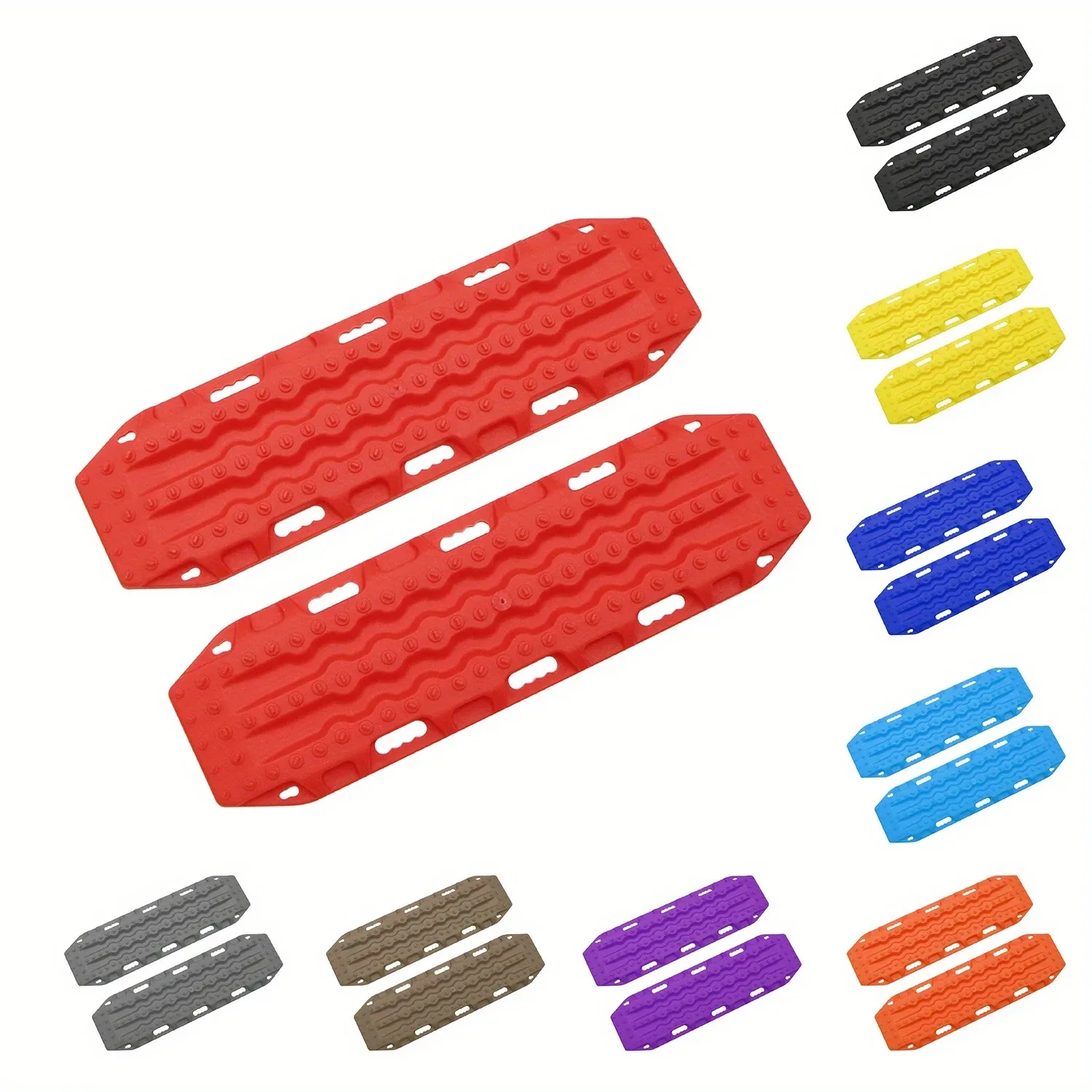 1 Pair Plastic Escape Board Ramp Board Decoration Parts For 1/10 1/18 1/24 RC Crawler Car SCX10 TRX-4 CC01 SCX24 Traxxas TRX4M
