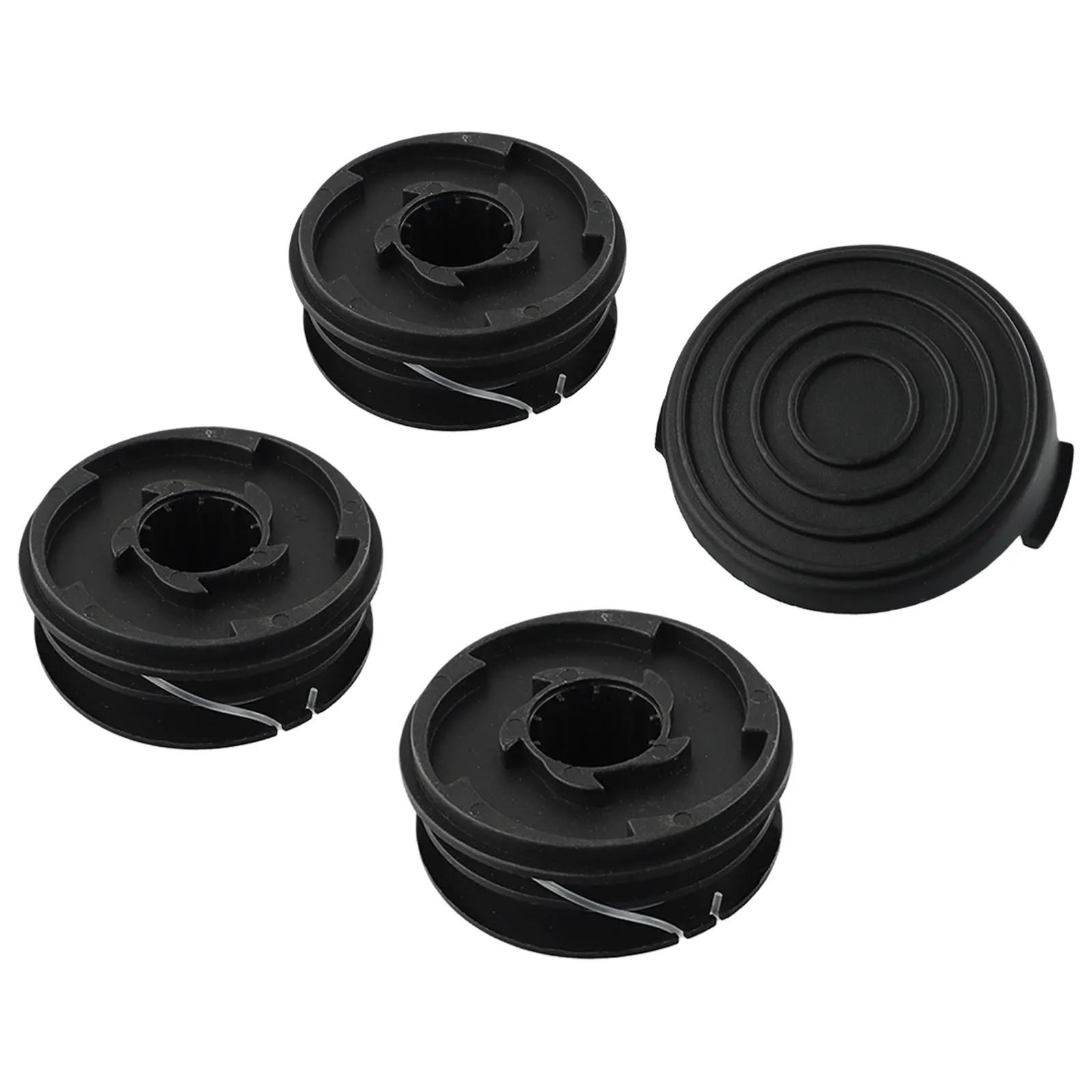 

4pcs Trimmer Spool Head Set For Einhell GC-ET 4530 3405685 Straw Rope Coil Kit Garden Mower Spools Cap Cover Replacement Parts