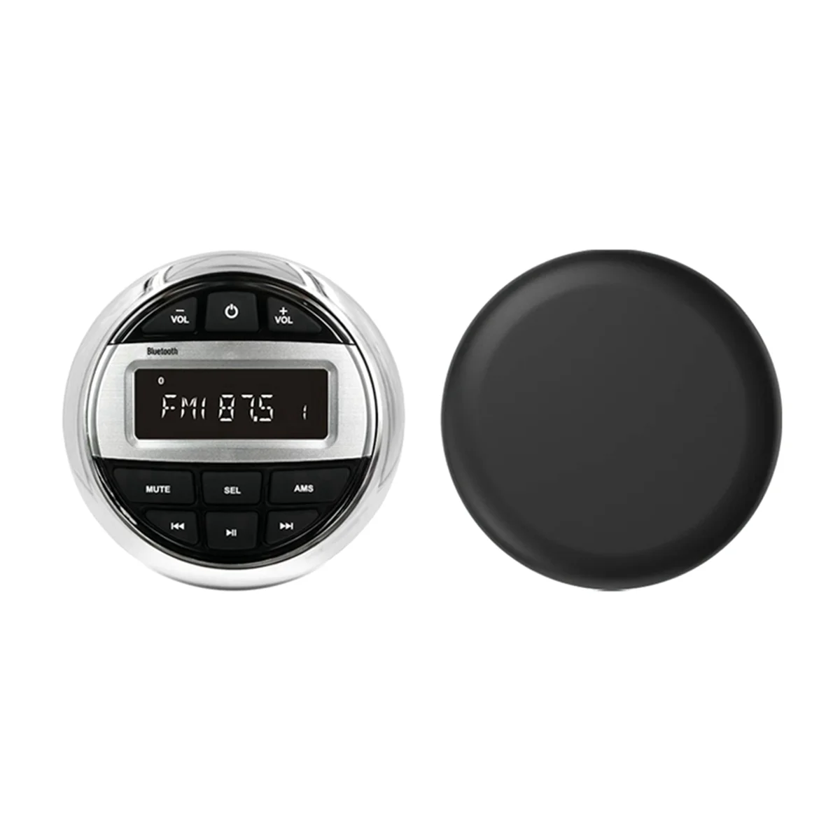 For Marine Radio Cover Soft Silicone Protector FM Boat Radio MP3 Player Waterproof for UTV ATV SPA