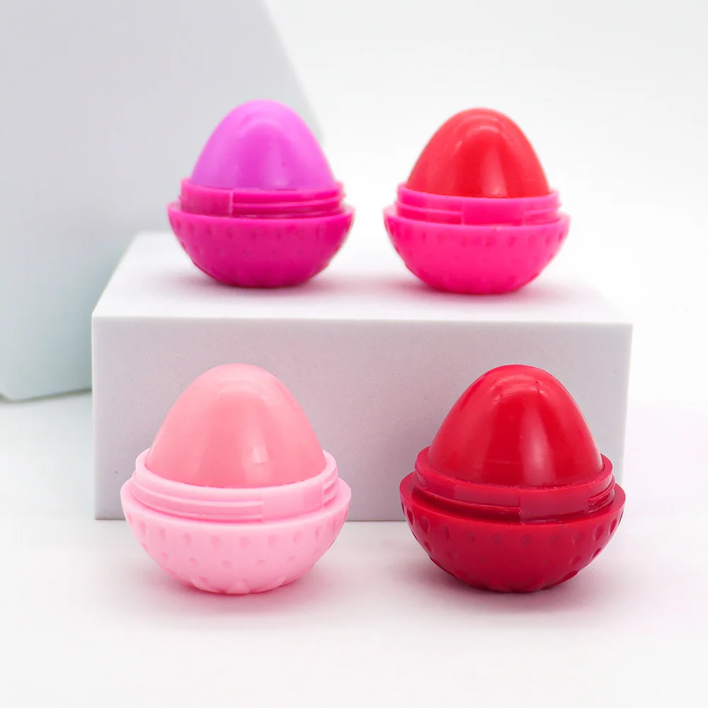 Strawberry Shape Moisturizing Lipstick Fade Lip Line Long Lasting Lip Balm Waterproof Anti Cracked Lip Mask Beauty & Health