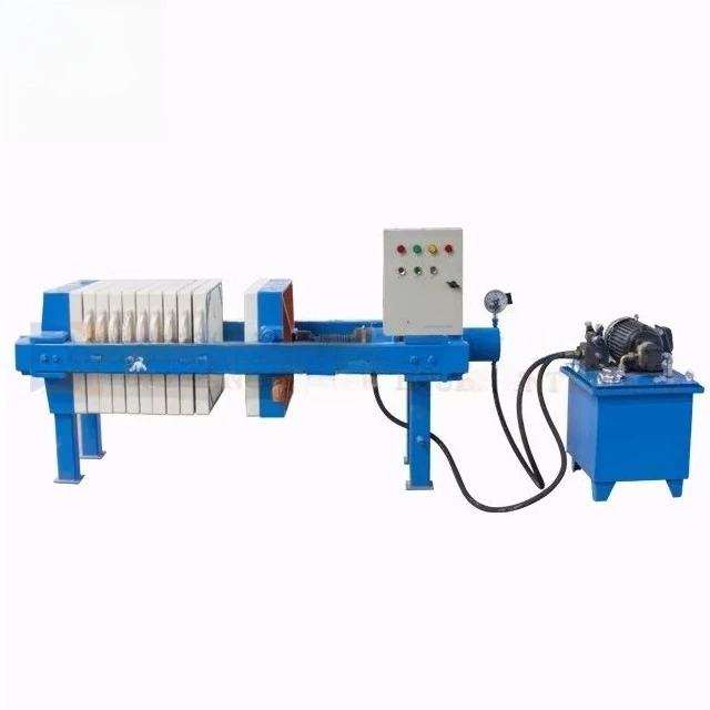 

Small and inexpensive filter press equipment for oil filtration