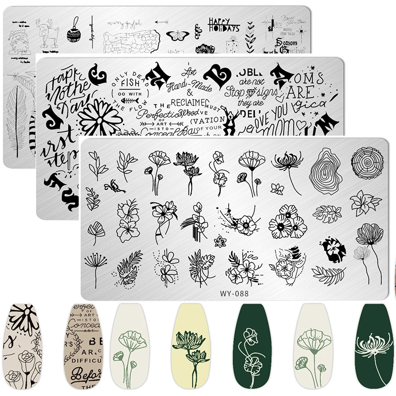 Leaves Flower Nail …