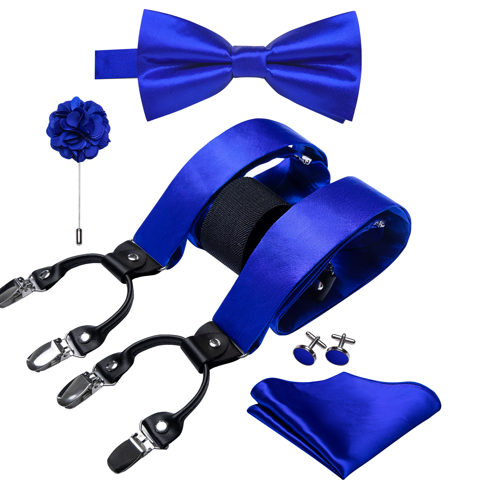 mens-solid-suspenders-5pcs-set-bow-tie-pocket-square-cufflinks-corsage-formal-accessory-for-wedding-groom-prom-business-party
