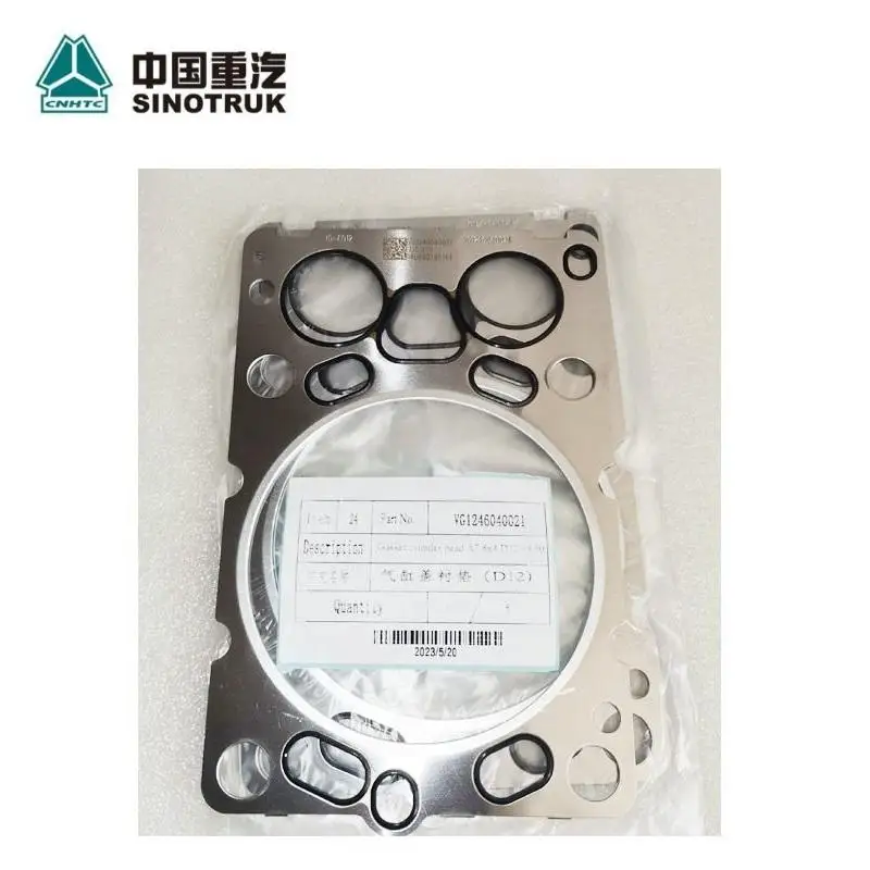 Sinotruk HOWO D12 Engine Original Quality Cylinder head gasket VG1246040021 Suitable for D12 Engine Sinitruk D12 Engine Parts