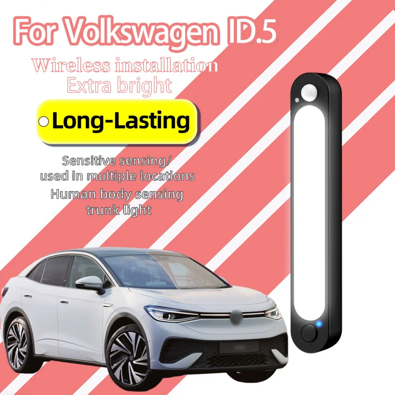 For Volkswagen ID.5 Electric SUV Trunk Light Rechargeable Wireless Magnetic Motion Sensor LED New Energy Car Rear Lamp