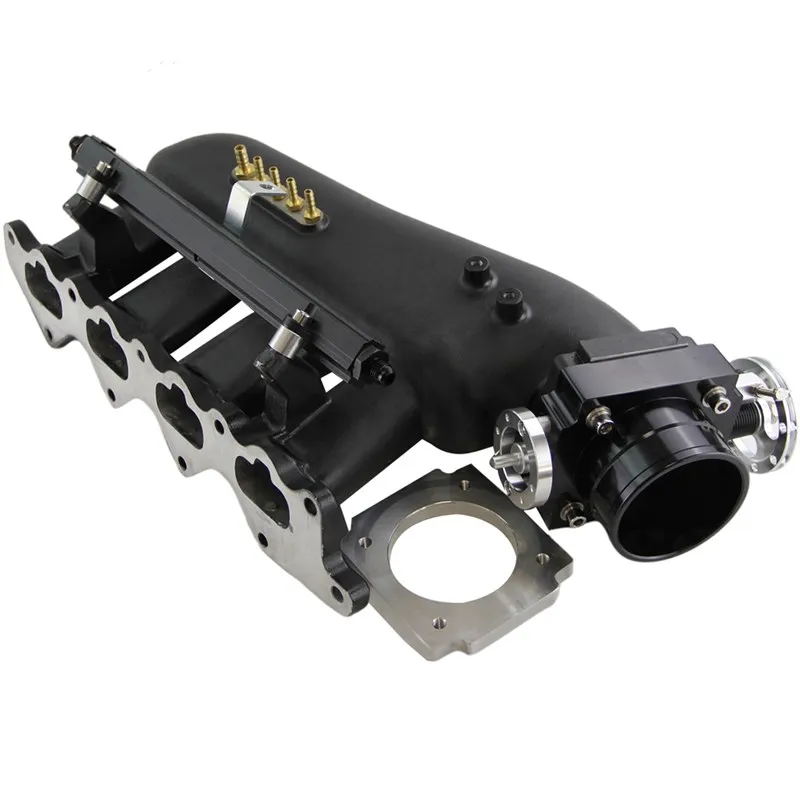 Performance Cast Aluminum Intake Manifold For EVO 4 5 6 7 8 9 4G63T