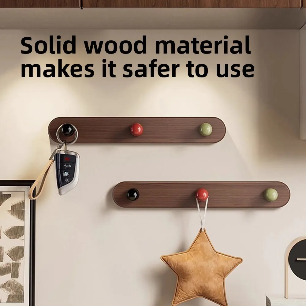 New Adhesive Towel Hook Space-Saving Punch-free Clothes Holder Wall-mounted Strong Load-bearing Wall Hooks Entryway