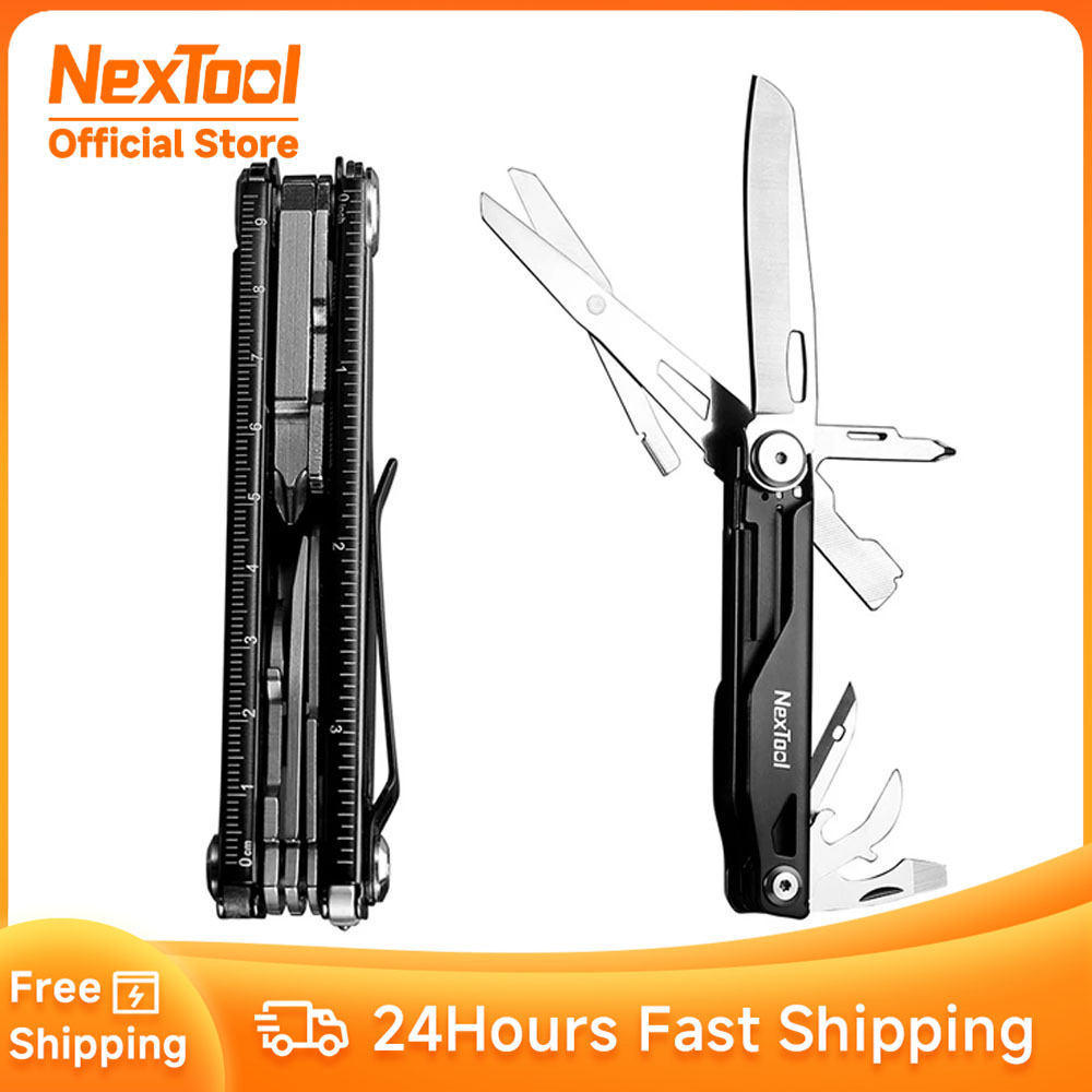 Nextool Multi-tool Pocket Knife 12 In 1 Multi Functional Pocket Tool Knife Outdoor Folding Knife Mini Portable Folding Scissors
