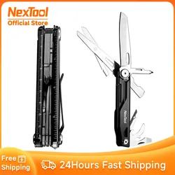 Nextool Multi-Tool-Taschen messer 12 in 1 multifunktion ales Taschen werkzeug messer Outdoor-Klappmesser Mini tragbare Klapp schere