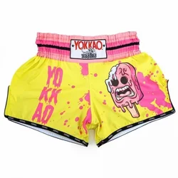 Pantalones cortos de Muay Thai, pantalones de playa, Sanda Fighting, entrenamiento profesional de boxeo, personalización de lucha para niños