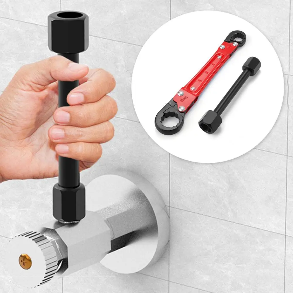 

Разводной гаечный ключ, профессиональный сантехнический инструмент, прочная конструкция, многоцелевой, простой в использовании, набор гаечных ключей для остановки угла сжатия