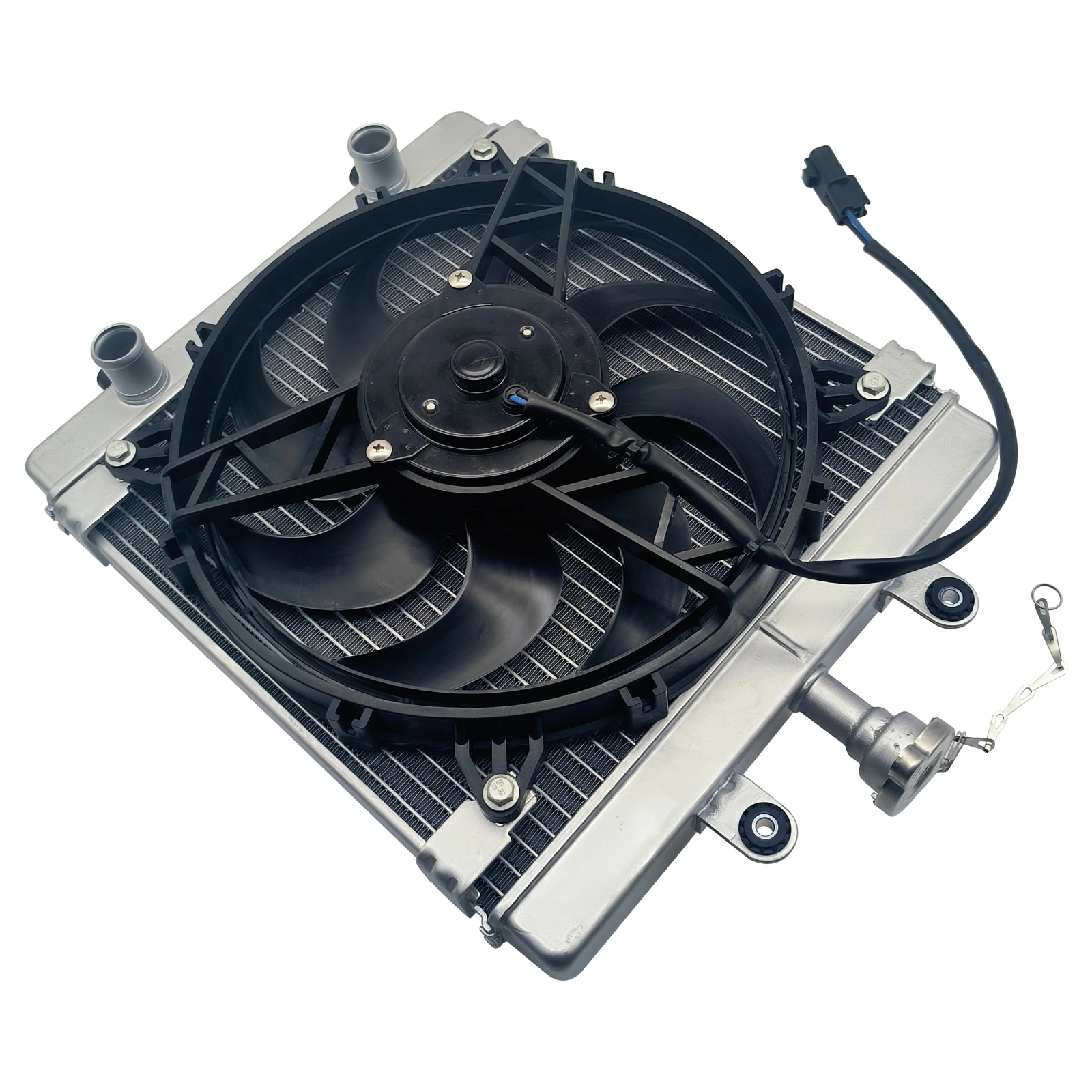 For Segway Motor Snarler Villain Fugleman AT6 SE  RADIATOR(V) Water Tank Cooling Fan OEM A01A41100002 ATV UTV Parts