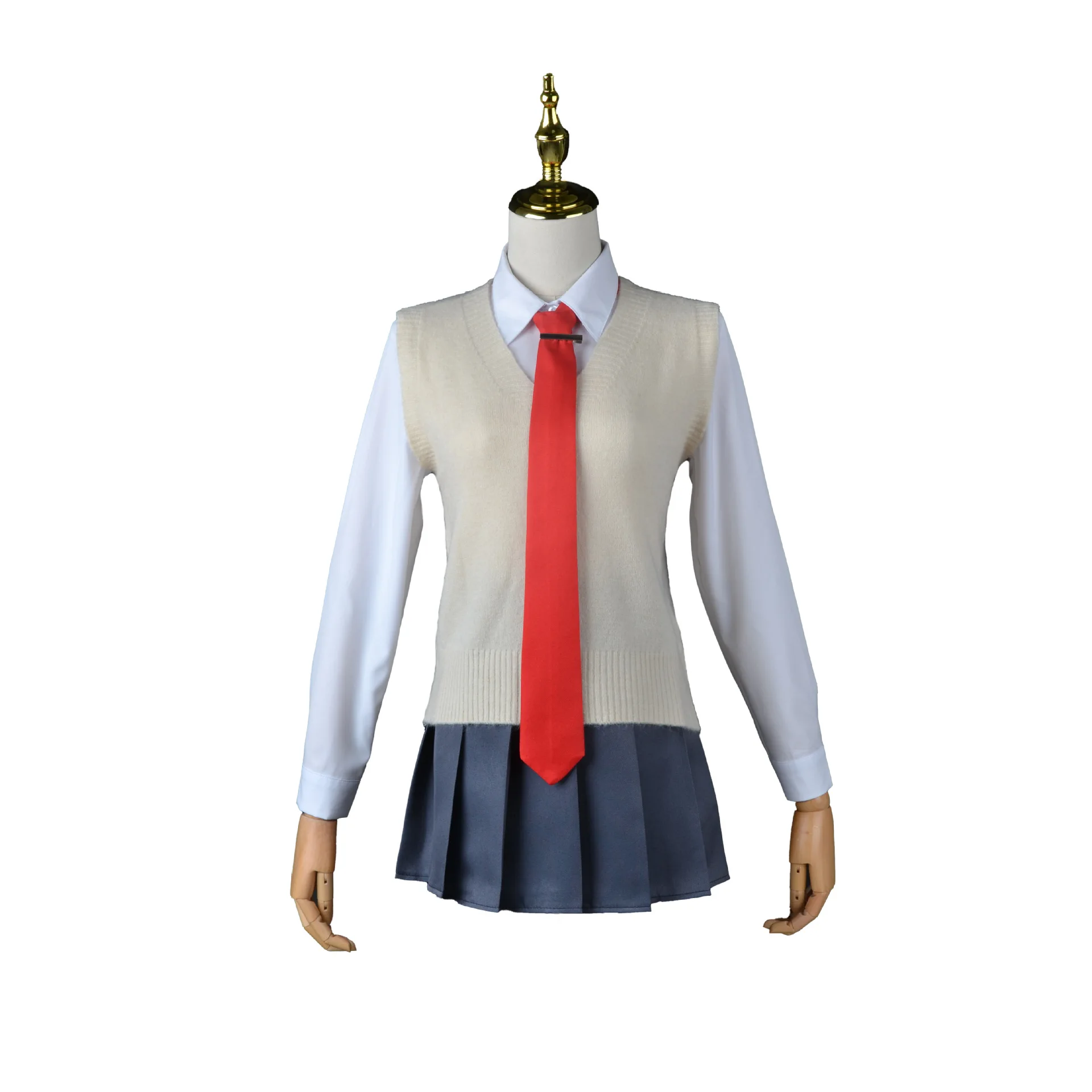 Sakurajima mai cosplay traje peruca seishun buta yarou uniforme escolar feminino halloween carnaval high school meninas ternos de festa