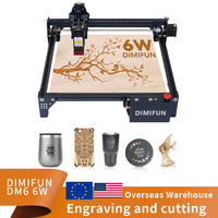 DM6 by DIMIFUN: High Efficiency 6W Laser Engraving Machine with WIFI APP Control for Large Area Engraving and Cutting