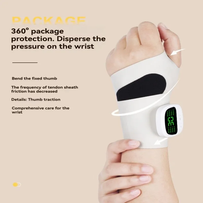 

ABGP-Портативный многорежимный беспроводной массажер для запястья с технологией EMS-для облегчения боли-подходит для дома, офиса, путешествий