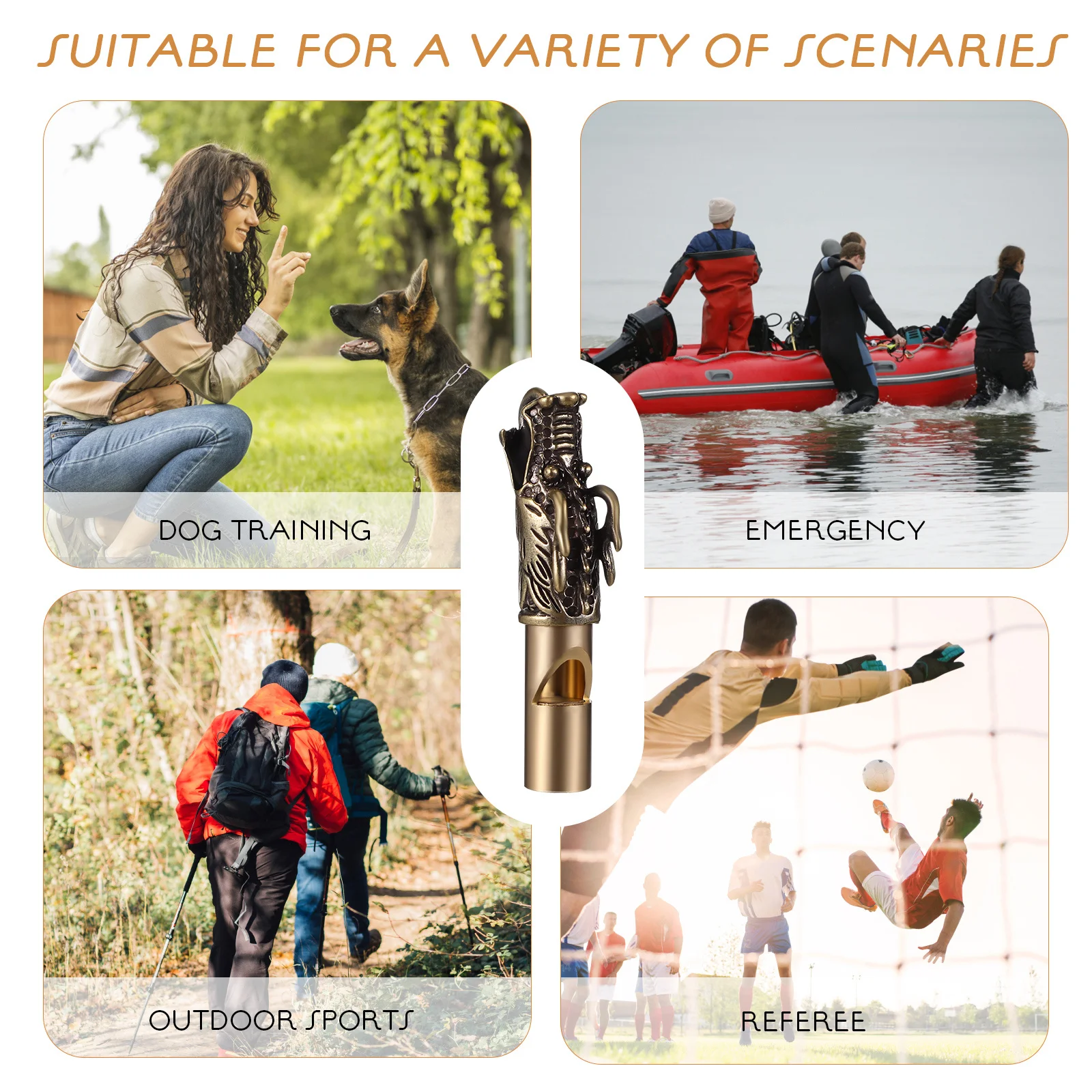 

3 шт. латунные свистки дракона, винтажные громкие свистки для кемпинга, пешего туризма, аварийного выживания, сигнальные свистки, аварийный металлический свисток