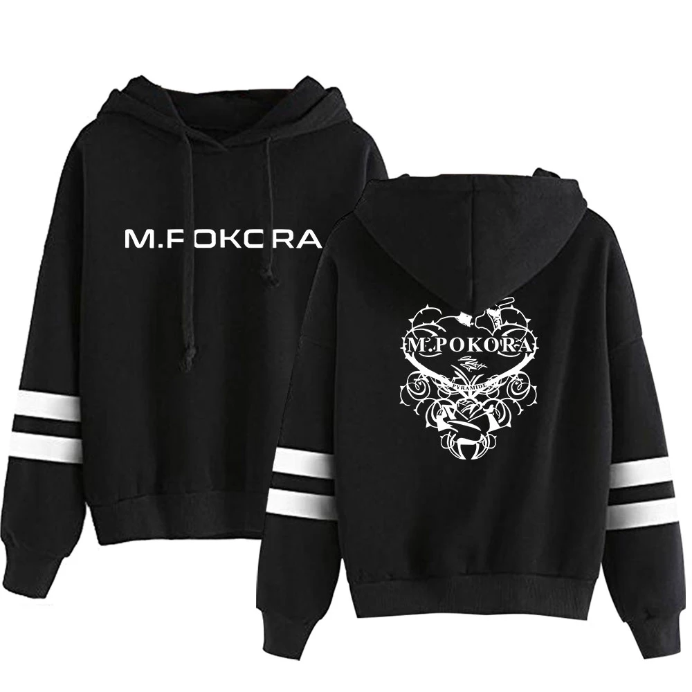 

2026 M. Pokora Hoodie For Men Women Pocketless Sleeve Sweatshirt Harajuku Streetwear Hip Hop Style Matt Pokora Clothes Plus Size