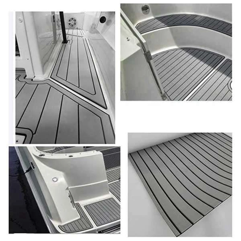 2400X57mm Self-Adhesive Boat EVA Foam Teak Flooring Mat Decking Yacht Sheet Pad Boat Decking Mat