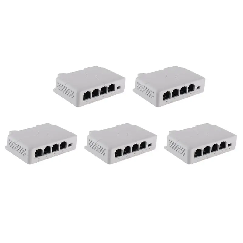 qwe-1-to-3-port-poe-extender-passive-cascadable-ieee8023af-for-ip-port-transmission-extender-for-poe-switch-nvr-ip-5pcs
