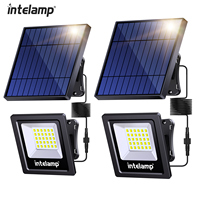 2 PCS Solar Lamp Outdoor Super Bright Wall Light IP65 Waterproof Street Light Solar Security Lights for Garden Yard Patio Porch