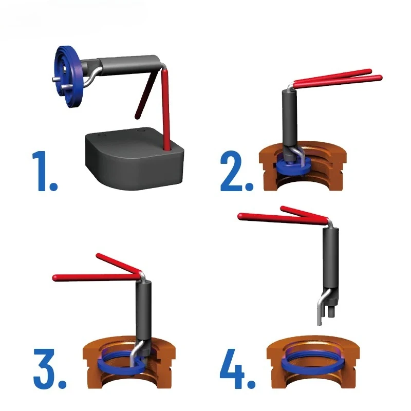 Hydraulic Rod Seal Install & Removal Pliers Twistor Oil Seal Mounting Tool Kit